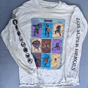 Marvel Cream Superhero Graphic Tee